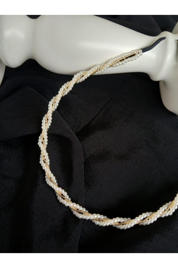 İNCİ BONCUKLU KADIN TAÇ