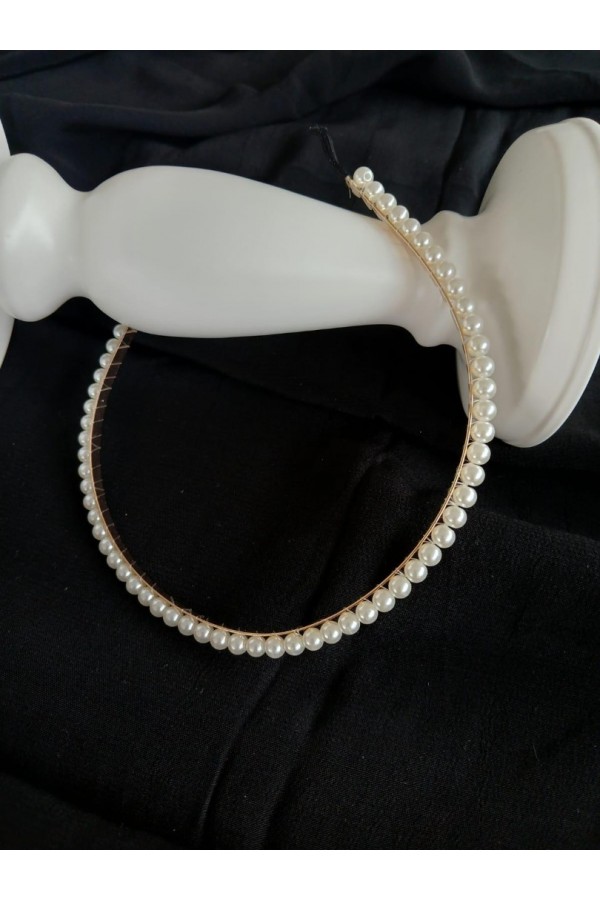 İNCİ BONCUKLU KADIN TAÇ 