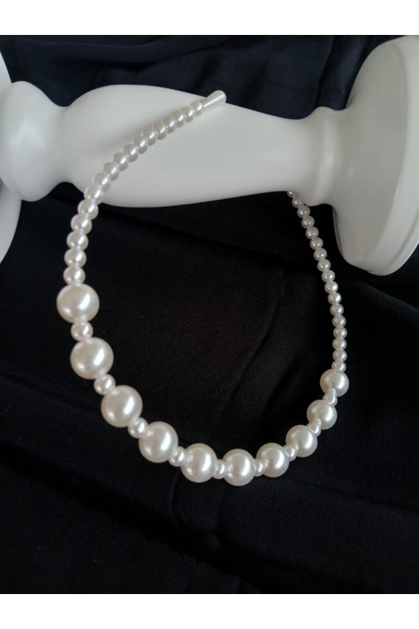 İNCİ BONCUKLU KADIN TAÇ