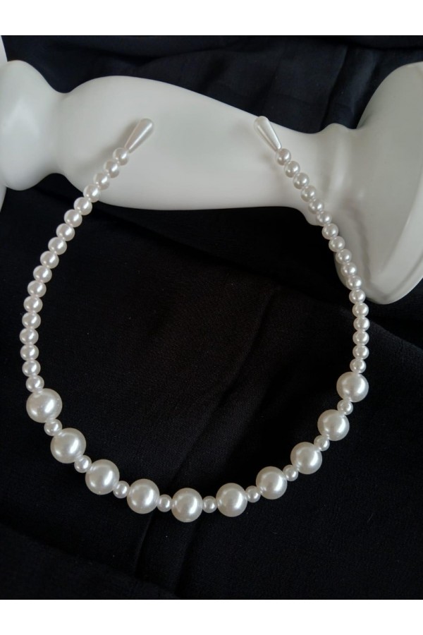 İNCİ BONCUKLU KADIN TAÇ